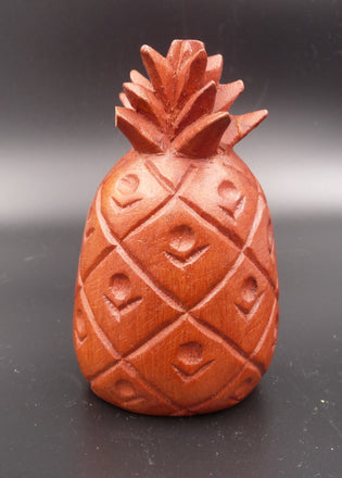 Crèche de Noël 5 santons forme ananas en bois