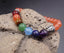 Bracelet Bouddha 7 chakras jade orange et 7 pierres semi-précieuses