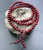 Bracelet Tibétain Mala perles en bois de santal pourpre