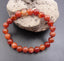 Bracelet en Sardonyx naturelle - Vertu, intuition, spiritualité 8mm