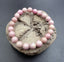 Bracelet en Rhodochrosite naturelle d'Argentine - Amour et compassion 8 mm