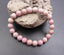 Bracelet en Rhodochrosite naturelle d'Argentine - Amour et compassion 8 mm