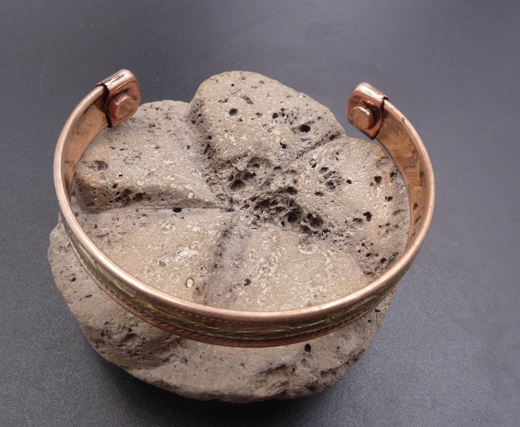 Bracelet magnétique en cuivre avec aimants Anti-Douleurs Rhumatisme Arthrose