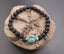 Bracelet en pierre de lave véritable 6 mm + 1 tortue Amérindienne en Howlite turquoise