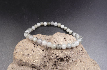 Bracelet en Labradorite du Canada 4 mm - Protection, méditation et apaisement.