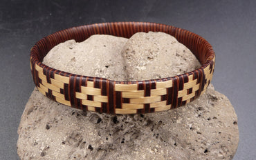 Bracelet de temple bouddhiste en rotin Jonc - Artisanat du Laos