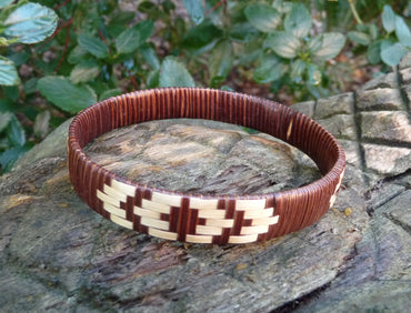 Bracelet de temple bouddhiste en rotin Jonc - Artisanat du Laos