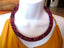 Collier ras du cou ethnique - Perles multicolores