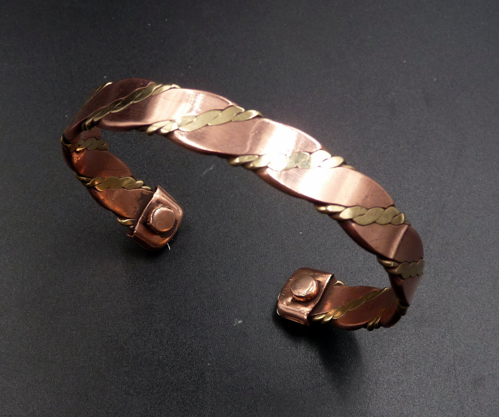 Bracelet magnétique en cuivre avec aimants Anti-Douleurs