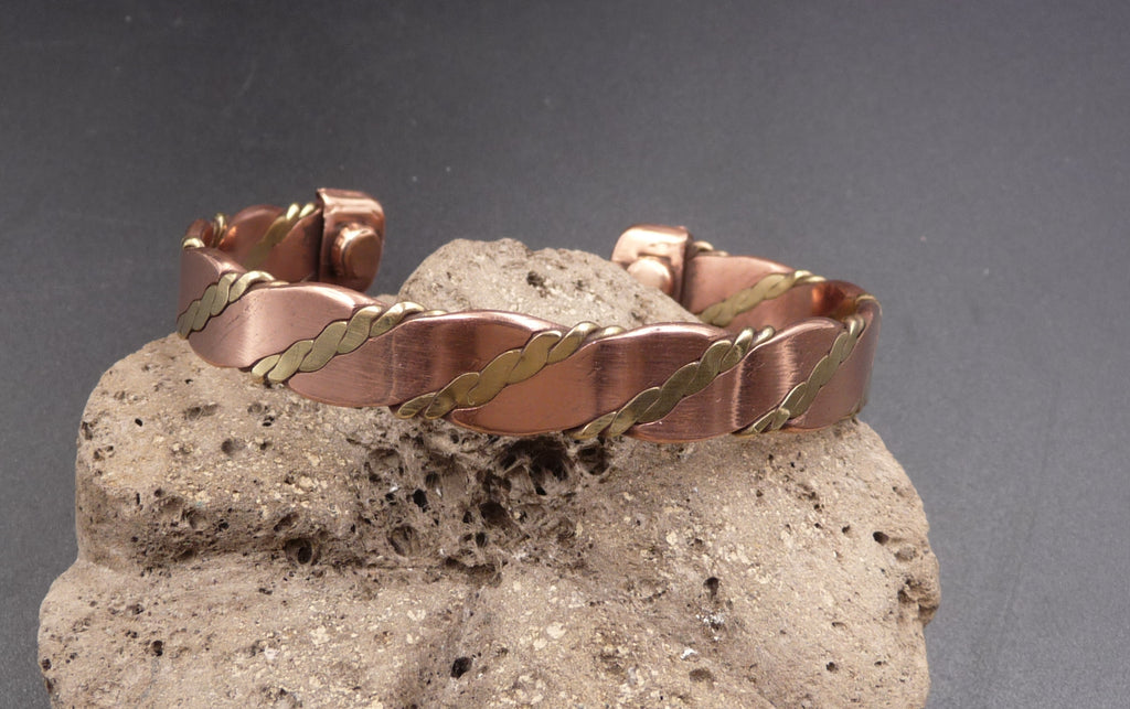 Bracelet magnétique en cuivre avec aimants Anti-Douleurs