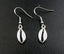 Boucles d'oreilles coquillage cauri - Crochets en argent 925