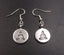 Boucles d'oreilles Bouddha Méditation crochets en argent 925