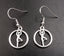 Boucles d'oreilles Yoga Zen Méditation crochets en argent 925