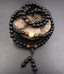 Bracelet Mala tibétain 108 perles "Dragon de Lumière" en Onyx