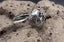 Bague Tibétaine Bouddhiste en argent 925 - Fleur de Lotus et Carpe Koi