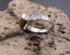 Bague Tibétaine Bouddhiste Roue du Darma en argent 925 - Taille réglable