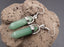 Boucles d'oreilles pendantes Pointes en Aventurine naturelle