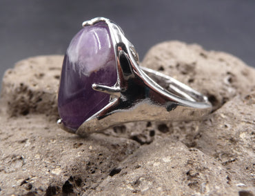 Bague "Spirituelle" en Améthyste du Brésil