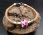 Bracelet ajustable en liège et perle en céramique