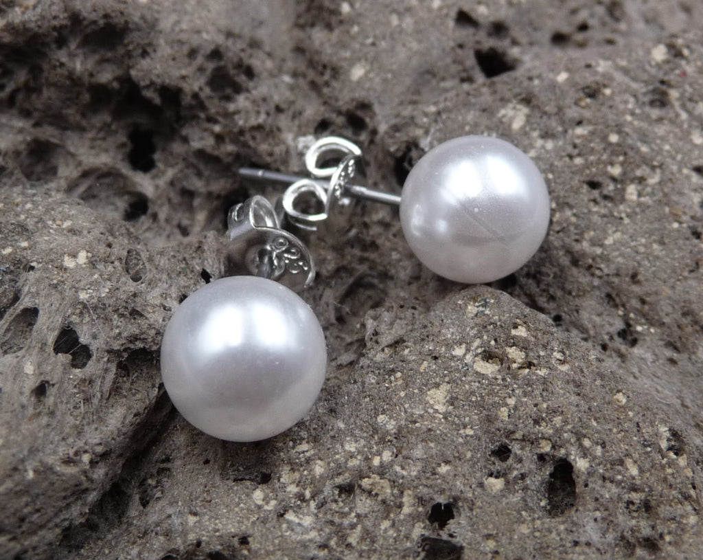Boucles d’oreilles clou en Argent 925 – Perle d’eau douce naturelle