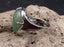 Bague réglable en Aventurine forme goutte