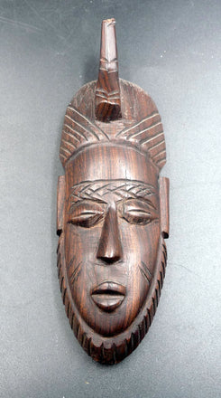 Masque semainier africain en bois d'ébène - Art Africain
