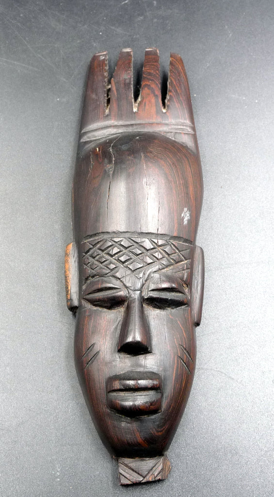 Masque semainier africain en bois d'ébène - Art Africain