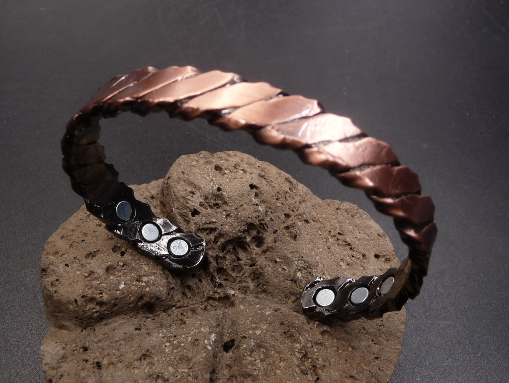 Bracelet magnétique en cuivre avec aimants Anti-Douleurs Arthrose Rhumatismes