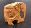 Eléphant en bois sculpté artisanat Inde Rajasthan