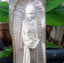 Statue Sculpture Vierge à l'enfant sculpture en bois de fazanava Madagascar