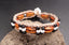 Bracelet artisanal en graines et rotin Indonésie