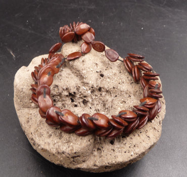 Bracelet artisanal ethnique nature en graines du Costa Rica