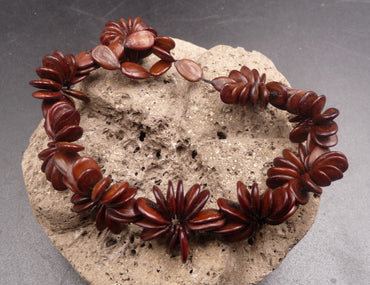 Bracelet artisanal ethnique nature en graines Puntarenas Costa Rica