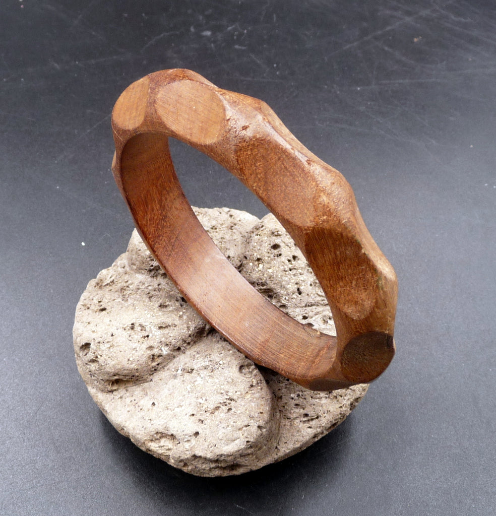 Bracelet jonc en bois d'olivier Made in Italy