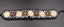 Bracelet en tissu ikat, perles de noix de coco artisanat Bali