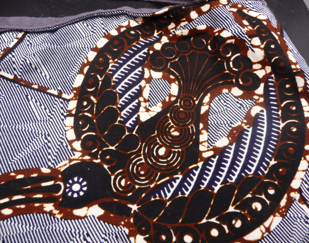 Sac à main motif Africain ethnique tissu Femme pagne Wax
