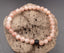 Bracelets de distance / couples - Agate noire et Pierre du Soleil 6 mm