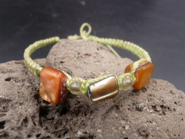 Bracelet ethnique en pierres naturelles de Thaïlande