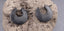 Boucles d'oreilles créoles piercing en bois d'ébène