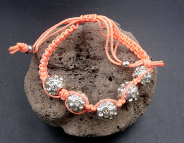 Bracelet Shamballa - perles diamant zircon