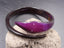 Bracelet KOTO serpent en corne de zébu violette Madagascar