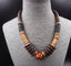 Collier ethnique nature en bois de cocotier