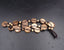 Bracelet multirangs ethnique nature perles en noix de coco