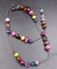 Collier sautoir Vintage en bois et perles de verre