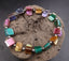 Bracelet "Manon" en perles nacrées multicolores