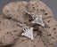 Boucles d'oreilles fibule berbère en argent - Sud Maroc