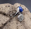 Bague de Protection Arbre de Vie en Lapis Lazuli d'Afghanistan