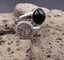 Bague de Protection Arbre de Vie en Onyx (agate noire)