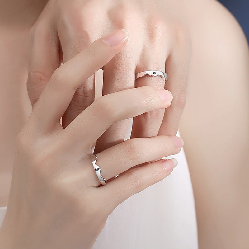 Bague Couple "Jour et Nuit"