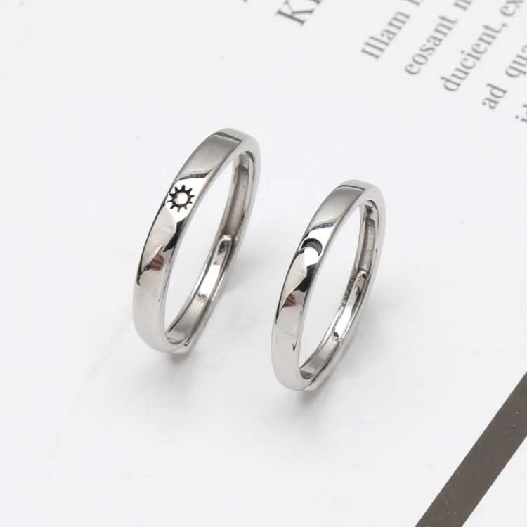 Bague Couple "Jour et Nuit"